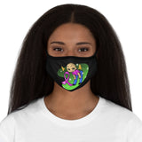 “Beautiful, Brave, & Confident” Fitted Polyester Face Mask