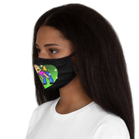 “Beautiful, Brave, & Confident” Fitted Polyester Face Mask