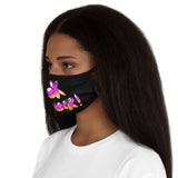 “FxCK CANCER” Fitted Polyester Face Mask