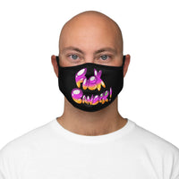 “FxCK CANCER” Fitted Polyester Face Mask