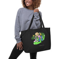 “BEAUTIFUL, BRAVE, & CONFIDENT” Large organic tote bag